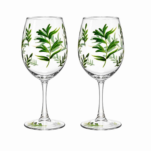 Taça de Vinho Tinto Olive Garden 430ml Vidro 21835 Wolff 2Unidades