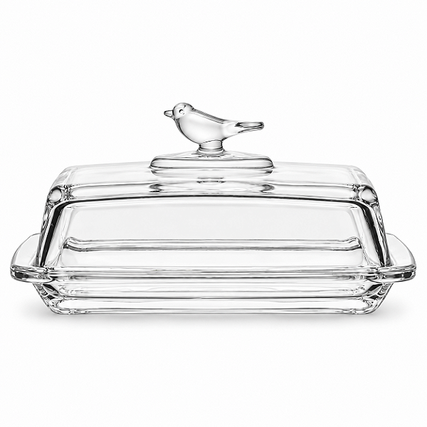 Manteigueira Bird Cristal Ecologico 18x10cm 21018 Wolff