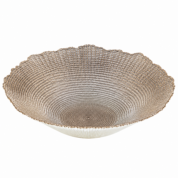 Centro de Mesa Infinity De Vidro 42x10cm 28908 Rojemac