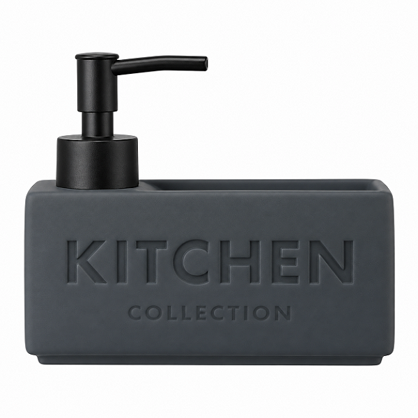 Saboneteira Para Cozinha Em Ceramica Chumbo 380ML 61813