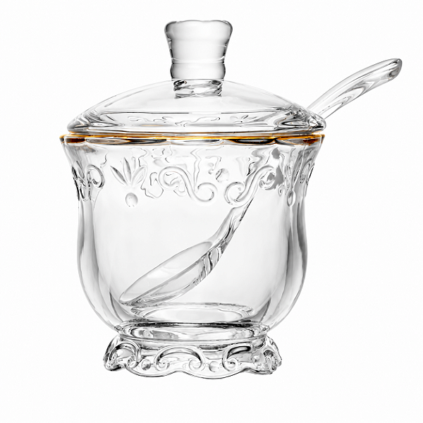 Açucareiro Serena Fio De Ouro 180ml 8,5x11cm Wolff 22087