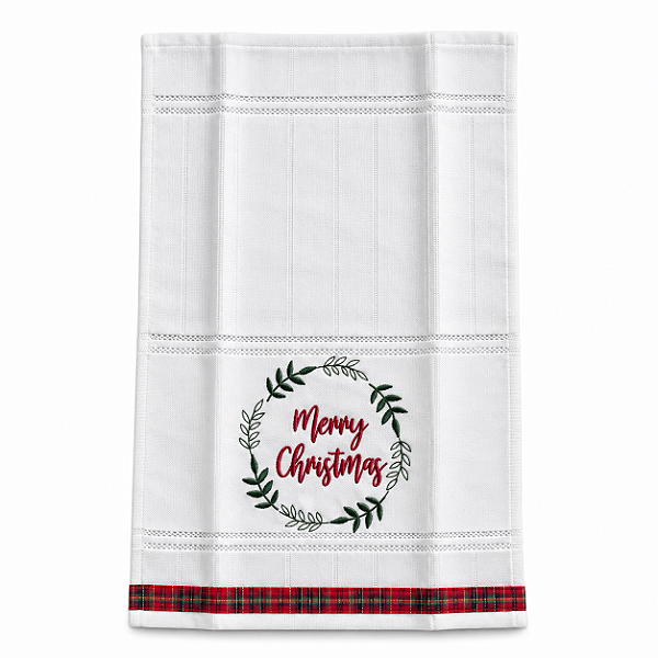 Toalha De Lavabo Natalina Merry Christmas 30x40cm 1Unidade