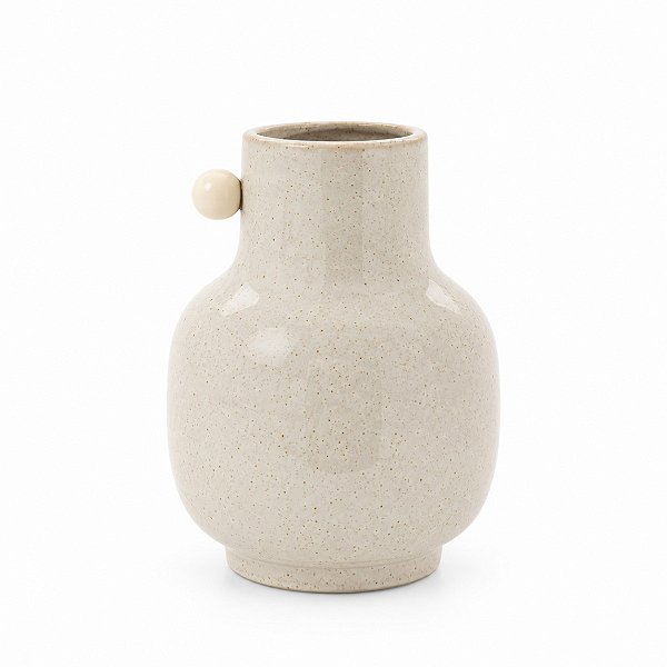 Vaso Ceramica Bege 20x14,5cm 23816 Mart