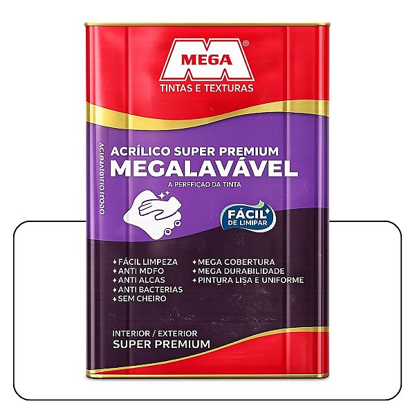 Mega Lavavel Branco 18L