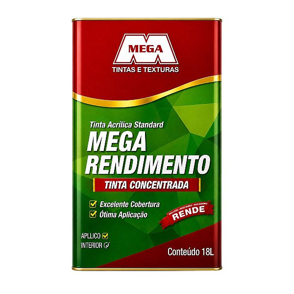 Tinta Mega Rendimento Verde Musgo 18L Tinta Standard