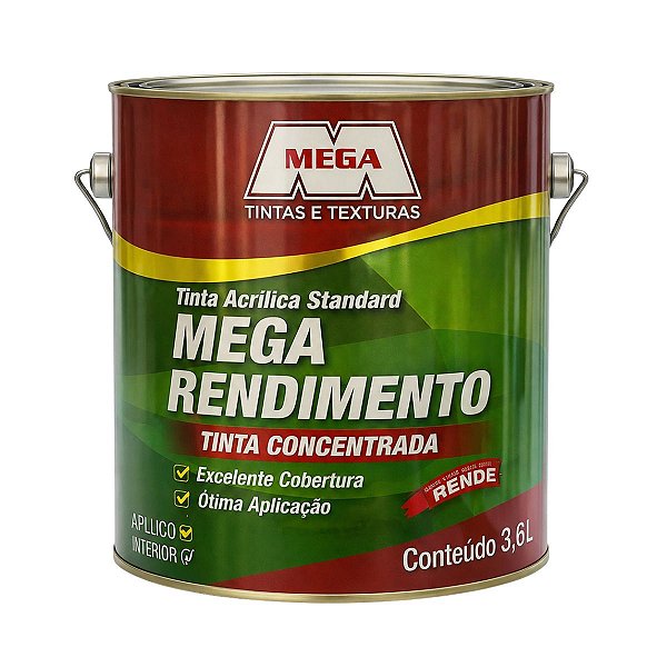 Tinta Mega Rendimento Verde Musgo 3,6L Tinta Standard
