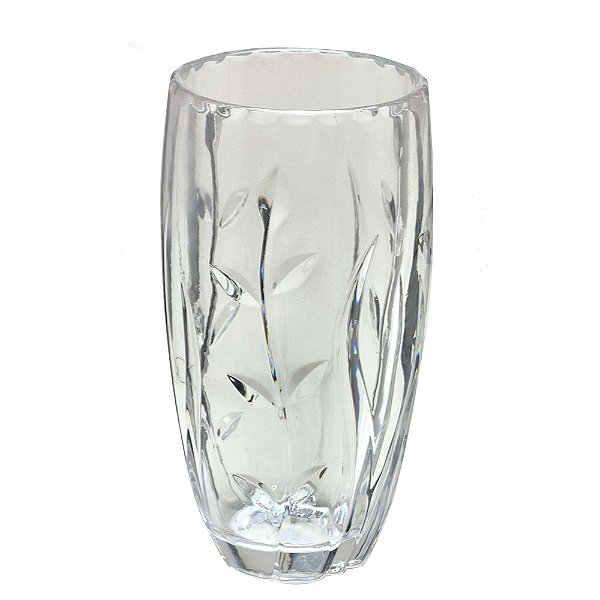 Vaso Decorativo em Vidro Transparente 29cm