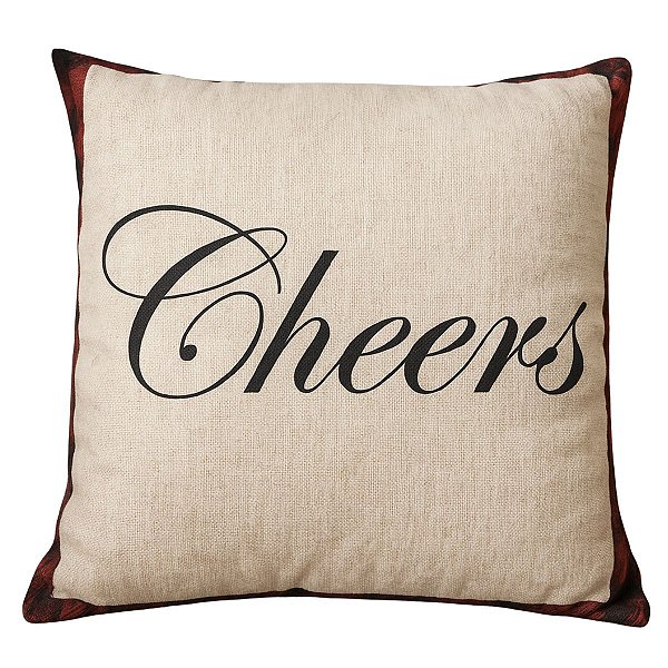 Almofada Natalina Cheers 45x45cm 300-26 Decortextil