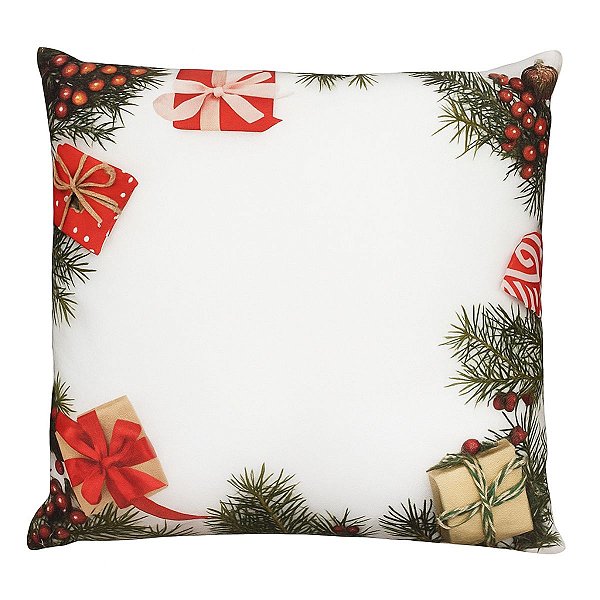 Almofada Natalina Guirlanda 45x45 300-36 Decortextil