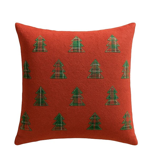 Almofada Natalina Arvore De Natal 45x45 Decortextil