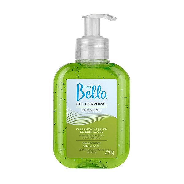 Gel Corporal Chá Verde 250g - Depil Bella