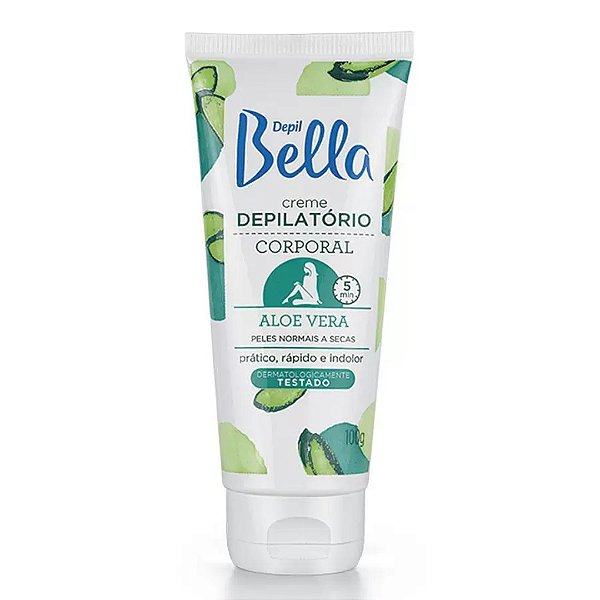 Creme Depilatório Corporal Aloe e Vera 100g - Depil Bella