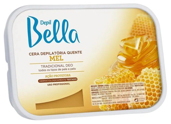 Cera Depilatória Quente 250g MEL - Depil Bella