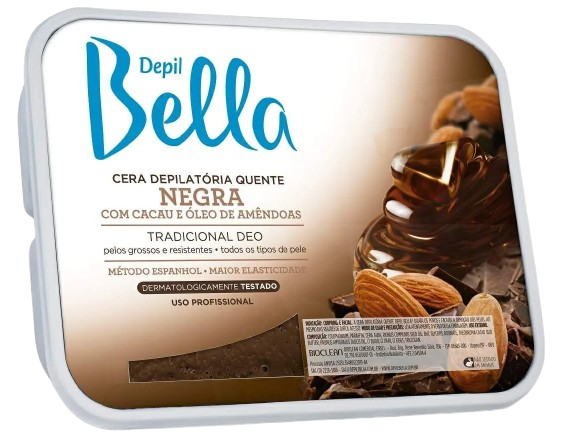 Cera Depilatória Quente 250g Negra - Depil Bella