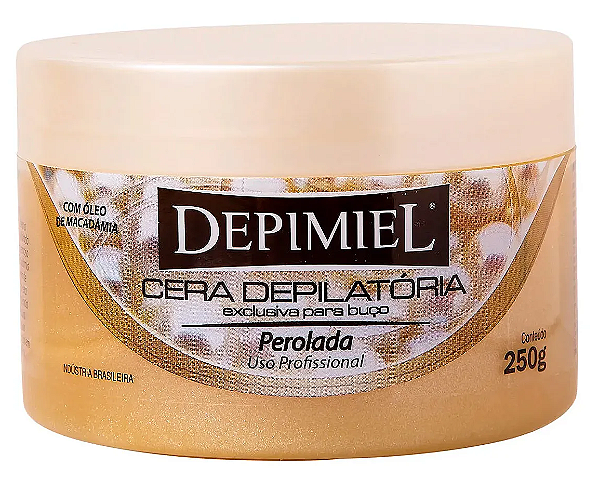 Cera Depilatória Perolada 250g - Depimiel