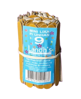 Mini Lixa de Unha 9cm PARDA - Landh's
