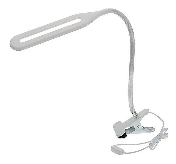 Luminária de Mesa Led com Garra