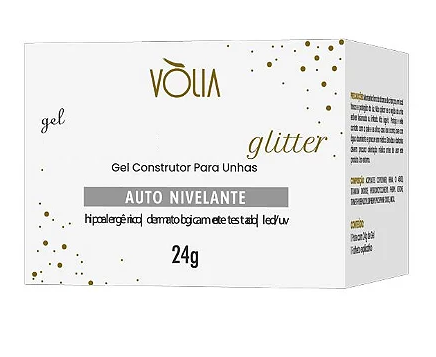 Gel com Glitter - Vòlia
