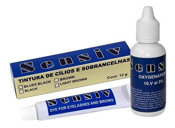 Tintura para Cílios e Sobrancelhas - Sensiv