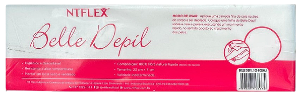 Folhas para Depilação com 50 Unidades - Belle Depil