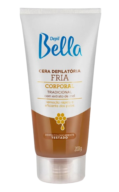 Cera Depilatória Fria Tradicional Bisnaga 200g - Depil Bella