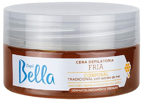 Cera Depilatória Fria Tradicional Pote 200g - Depil Bella