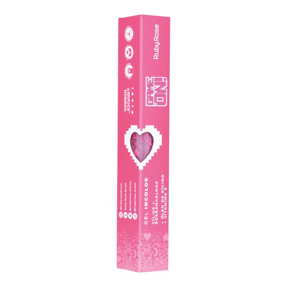 Gel Incolor de Cílios + Sobrancelhas Game On - Ruby Rose