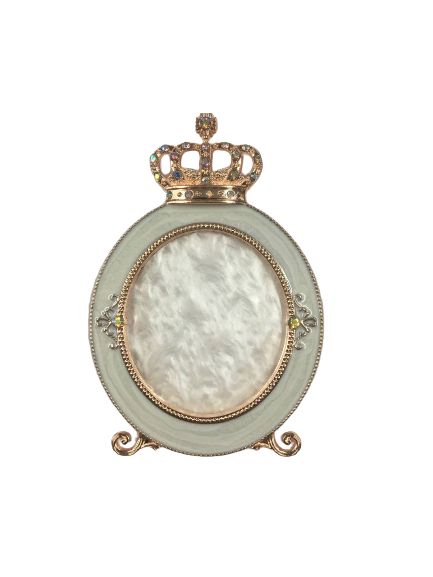 Enfeite Oval com Coroa para Fotos Sortido