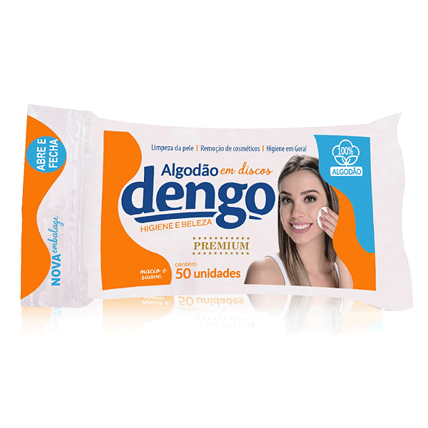 Algodão Disco com 50 Unidades - Dengo
