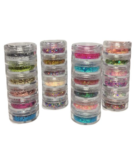 Torre de Glitter com 6 Cores Sortidas