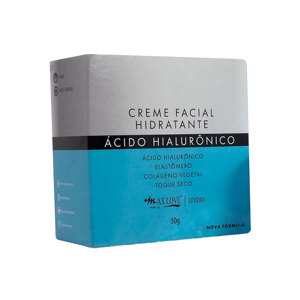 Creme Facial Ácido Hialurônico - Max Love