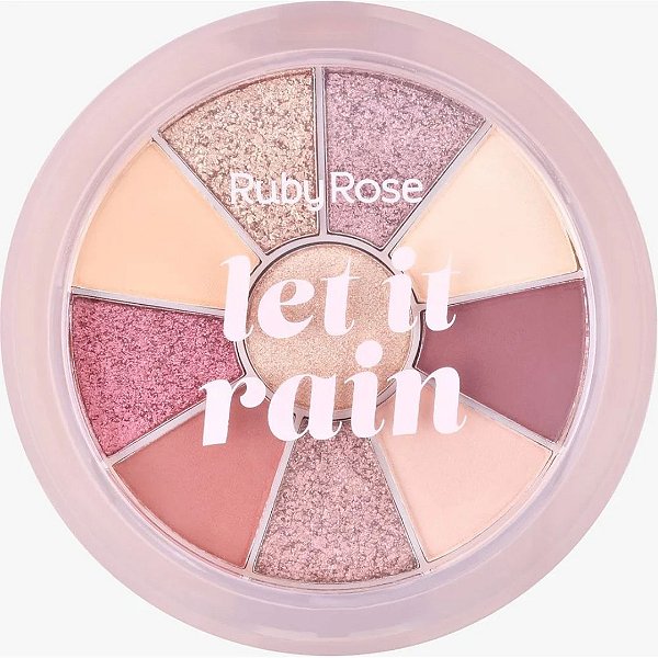 Mini Paleta de Sombras Let it Rain - Ruby Rose