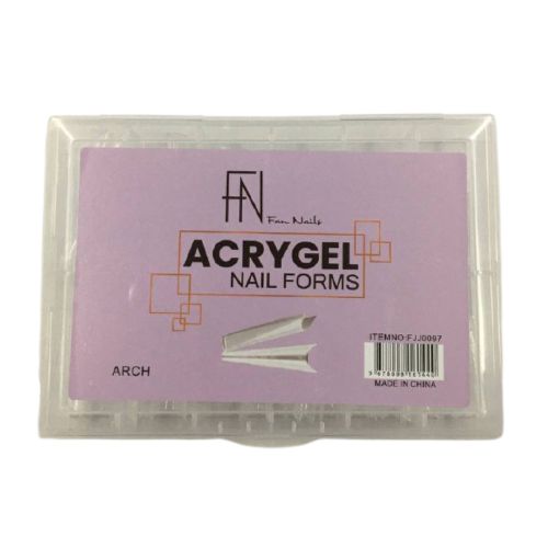 Molde para Acrygel Formato Bailarina com Curvatura - FN Fan Nails