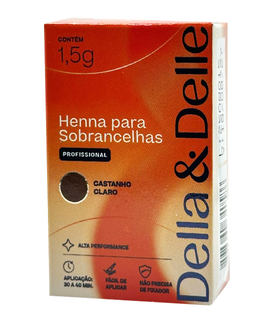 Henna para Sobrancelha 1,5g - Della & Delle