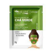 Máscara Facial Peel Off Sachê Chá Verde - Max Love