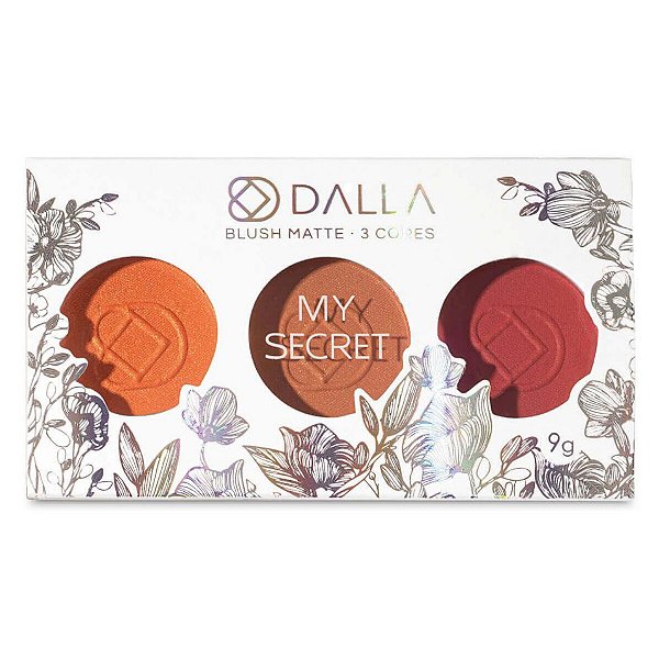 Trio de Blush Matte My Secret - Dalla