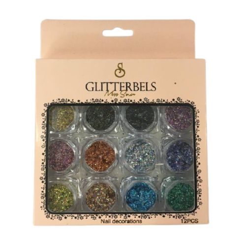 Kit com 12 Glitters Sortidos - Miss Sonia