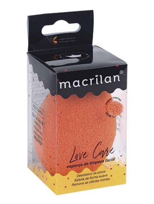 Esponja Love Care para Limpeza Facial EP13 - Macrilan