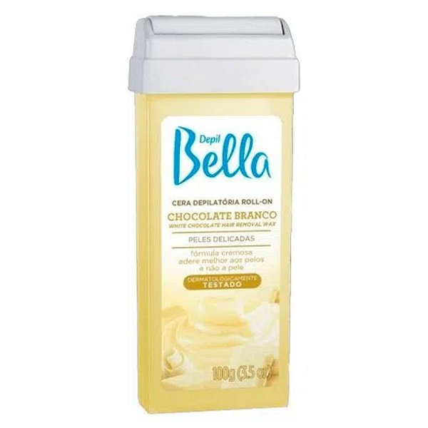 Cera Roll-On 100g CHOCOLATE BRANCO - Depil Bella