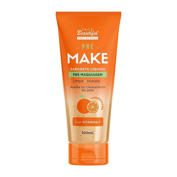 Sabonete Pré Make Vitamina C 100ml - Face Beautiful