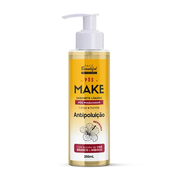 Sabonete Pós Make Antipoluição 200ml - Face Beautiful