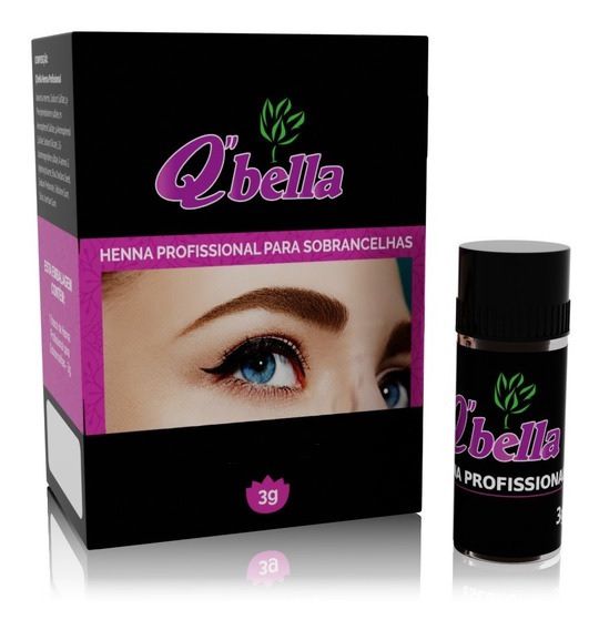 Henna Profissional para Sobrancelhas 3g - Q'Bella