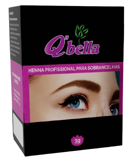 Henna Profissional para Sobrancelhas 3g - Q'Bella