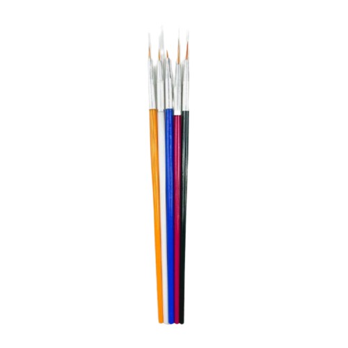 Kit com 5 Pincéis para Desenho Sortido