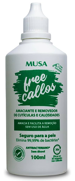 Free Callos Removedor de Calosidades e Cutículas 100ml - Musa