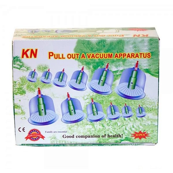 Kit com 12 Ventosas Terapêuticas