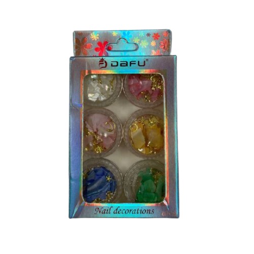 Kit de Madrepérola com Enfeites para Encapsular - Dafu