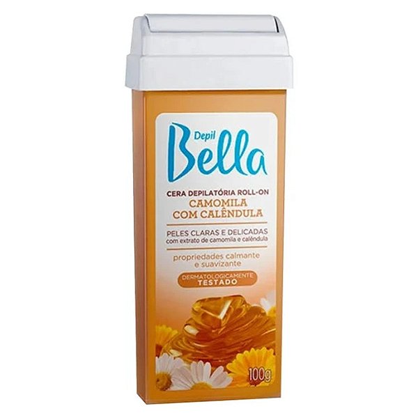Cera Roll-On 100g CAMOMILA com CALÊNDULA - Depil Bella