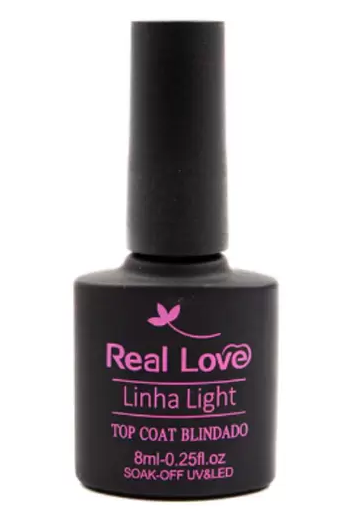 Top Coat Blindado Linha Light 8ml - Real Love