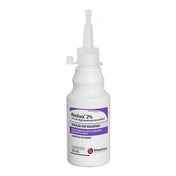 Solução de Limpeza 100ml - Riohex 2%